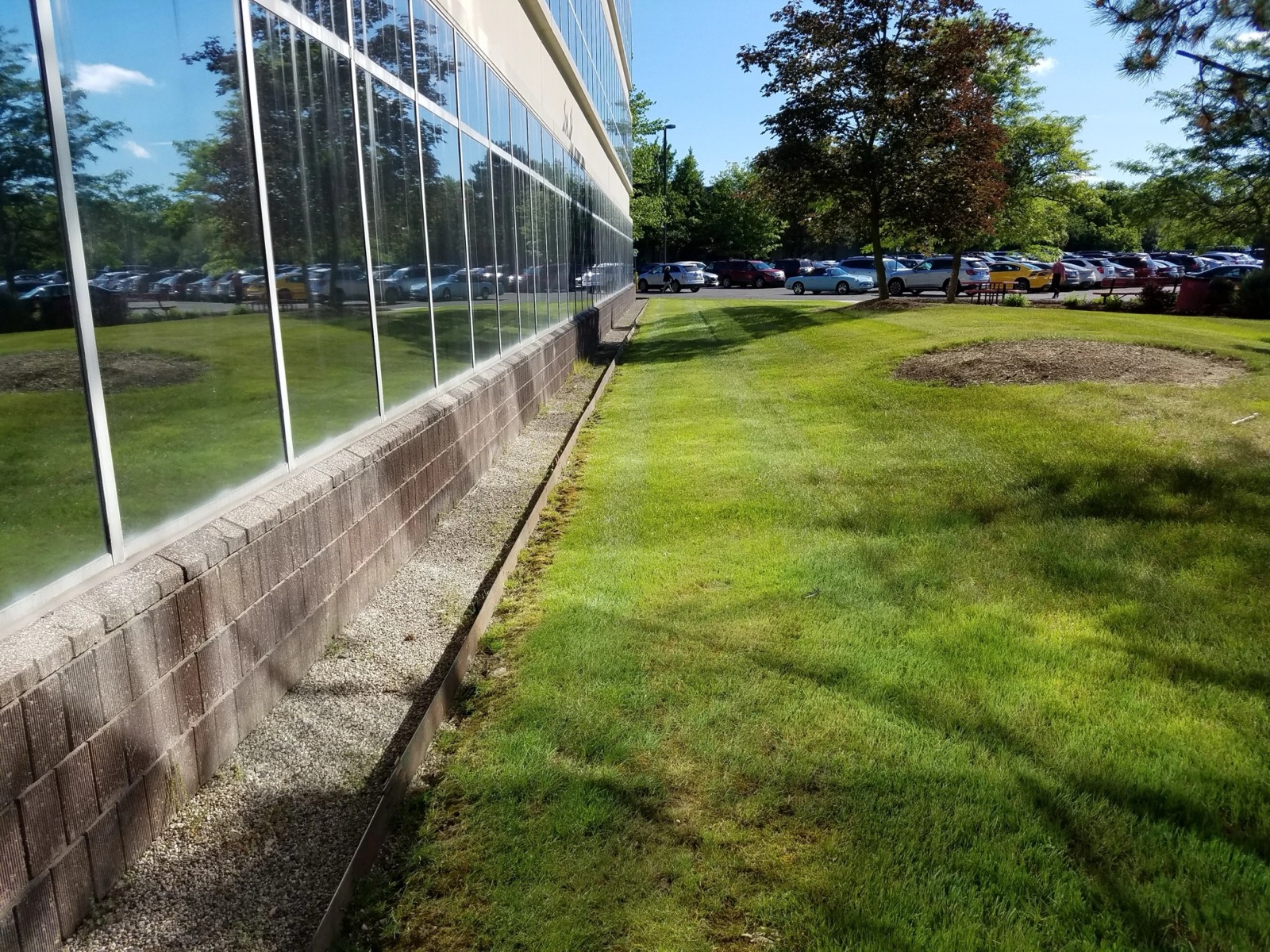 Grounds and drainage work at the Bingham Office Center