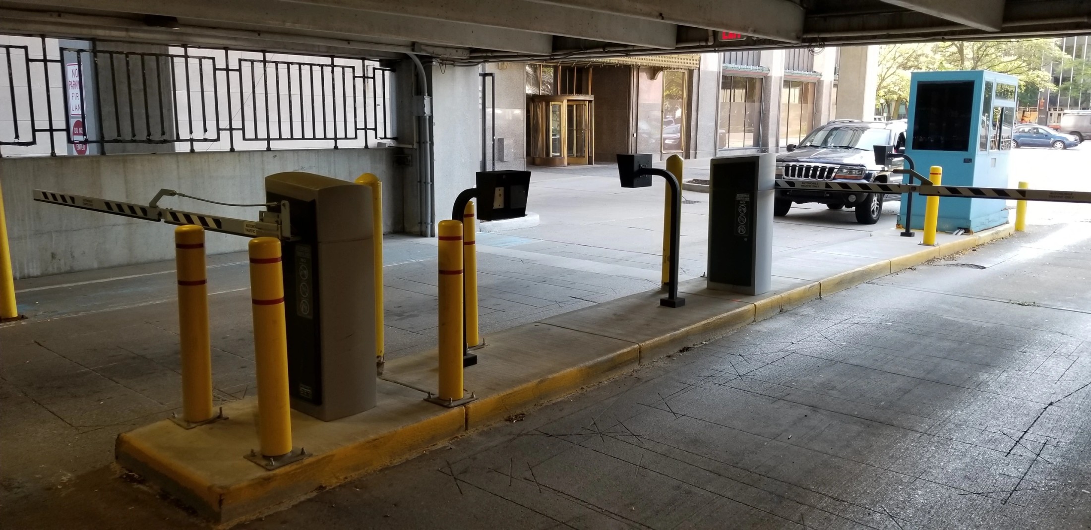 Interior of the NCO parking deck maintained by ICS