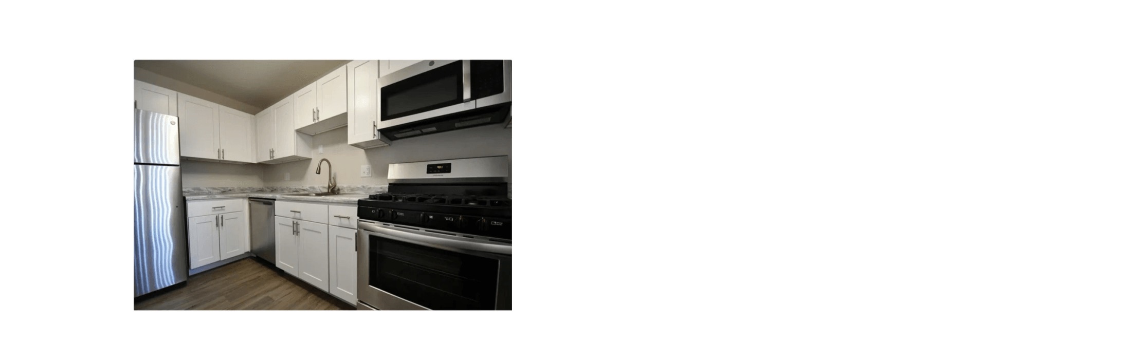 A fully upgraded apartment unit interior at Stoneybrooke Apartments